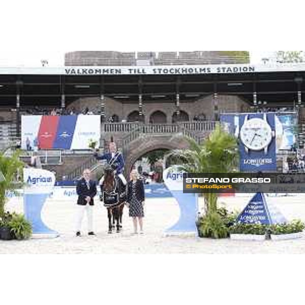 LGCT of Stockholm - Prize giving ceremony - Peder Fredricson (SWE) - Stockholm, Olympic Stadium - 16 June 2019 - ph.Stefano Grasso/LGCT