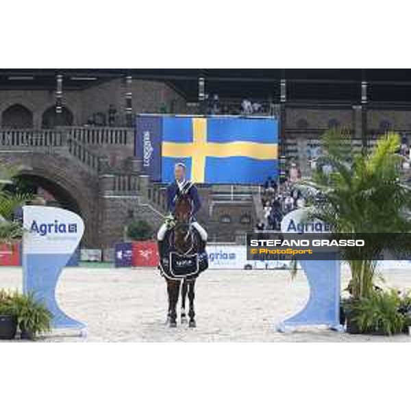 LGCT of Stockholm - Prize giving ceremony - Peder Fredricson (SWE) - Stockholm, Olympic Stadium - 16 June 2019 - ph.Stefano Grasso/LGCT