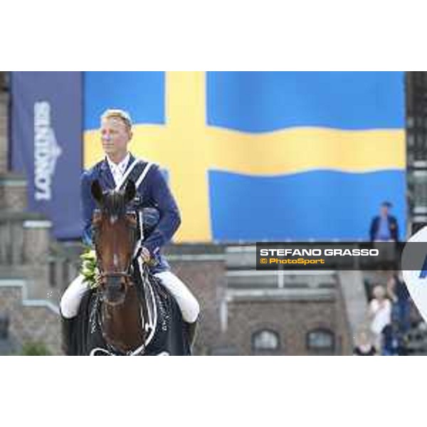LGCT of Stockholm - Prize giving ceremony - Peder Fredricson (SWE) - Stockholm, Olympic Stadium - 16 June 2019 - ph.Stefano Grasso/LGCT