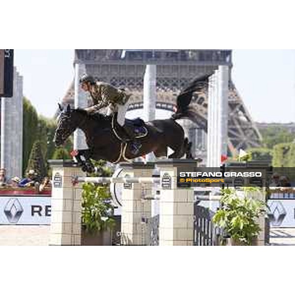 LGCT of Paris - Class 10 - Alberto Zorzi (ITA) on Ulane de Coquerie - Paris, Champ de Mars - 6 July 2019 - ph.Stefano Grasso/LGCT