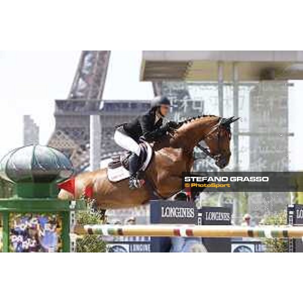 LGCT of Paris - Class 10 - Georgina Bloomberg (USA) on Quibelle - Paris, Champ de Mars - 6 July 2019 - ph.Stefano Grasso/LGCT