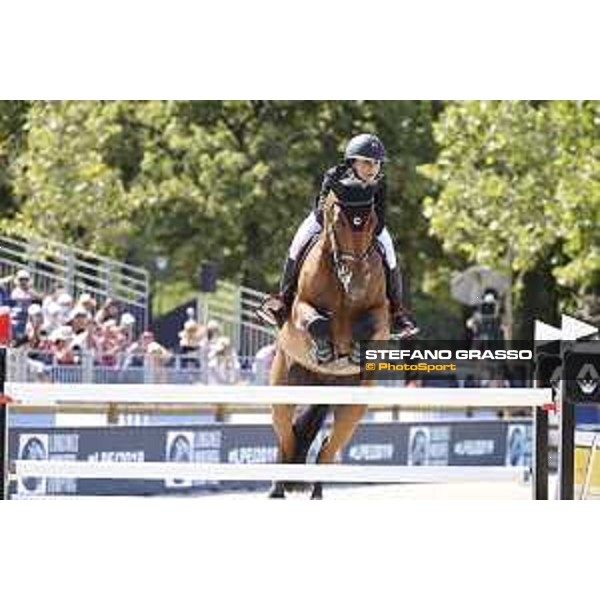LGCT of Paris - Class 10 - Georgina Bloomberg (USA) on Quibelle - Paris, Champ de Mars - 6 July 2019 - ph.Stefano Grasso/LGCT