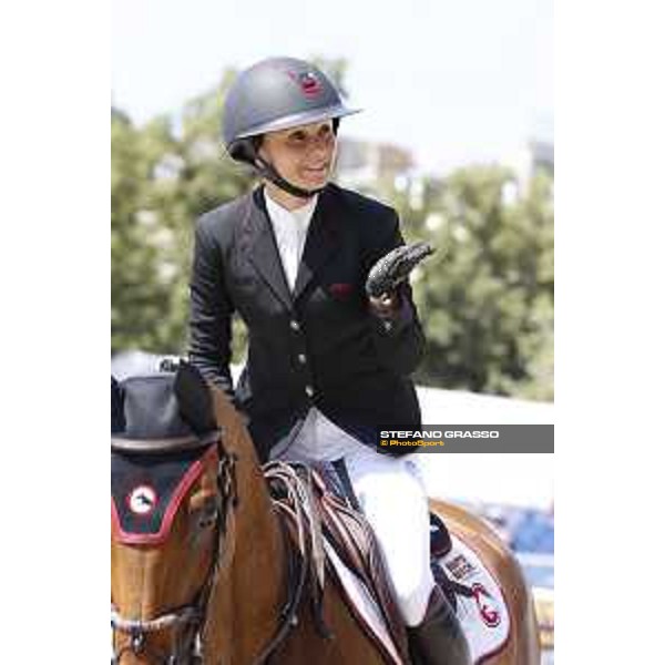 LGCT of Paris - Class 10 - Georgina Bloomberg (USA) on Quibelle - Paris, Champ de Mars - 6 July 2019 - ph.Stefano Grasso/LGCT