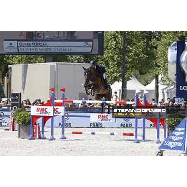 LGCT of Paris - Class 10 - Olivier Perreau (FRA) on Venezia d\'Aiguilly - Paris, Champ de Mars - 6 July 2019 - ph.Stefano Grasso/LGCT