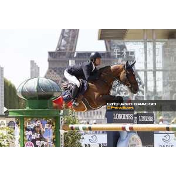 LGCT of Paris - Class 10 - Olivier Perreau (FRA) on Venezia d\'Aiguilly - Paris, Champ de Mars - 6 July 2019 - ph.Stefano Grasso/LGCT