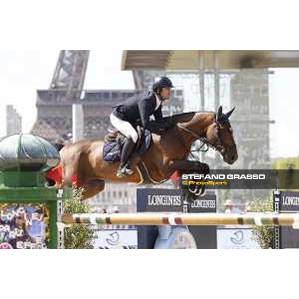 LGCT of Paris - Class 10 - Olivier Perreau (FRA) on Venezia d\'Aiguilly - Paris, Champ de Mars - 6 July 2019 - ph.Stefano Grasso/LGCT