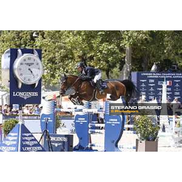 LGCT of Paris - Class 10 - Olivier Perreau (FRA) on Venezia d\'Aiguilly - Paris, Champ de Mars - 6 July 2019 - ph.Stefano Grasso/LGCT