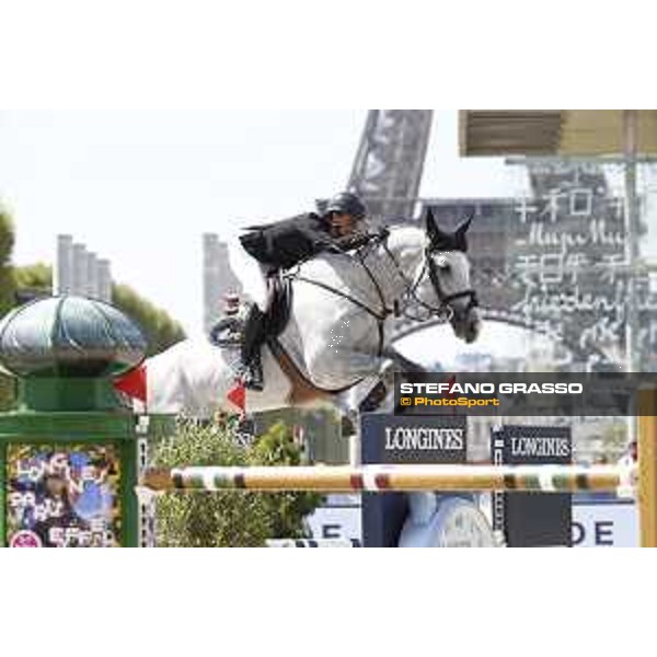 LGCT of Paris - Class 10 - Penelope Leprevost (FRA) on Gfe Excalibur de la Tour Vidal - Paris, Champ de Mars - 6 July 2019 - ph.Stefano Grasso/LGCT