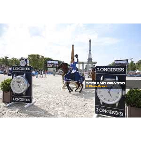 LGCT of Paris - Prize giving ceremony - Christian Ahlmann (GER) - Paris, Champ de Mars - 7 July 2019 - ph.Stefano Grasso/LGCT