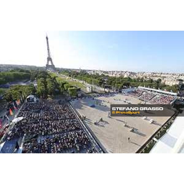 LGCT of Paris - general view, panoramic view, wide view, full house, crowd, public, full vip lounge - Paris, Champ de Mars - 6 July 2019 - ph.Stefano Grasso/LGCT