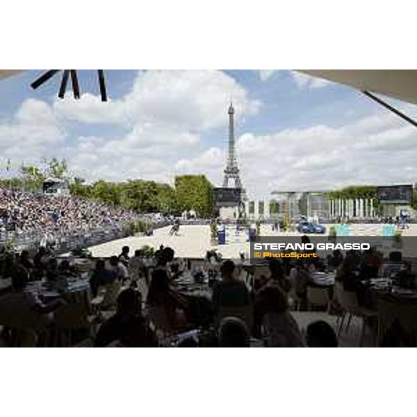 LGCT of Paris - general view, panoramic view, wide view, full house, crowd, public, full vip lounge - Paris, Champ de Mars - 7 July 2019 - ph.Stefano Grasso/LGCT