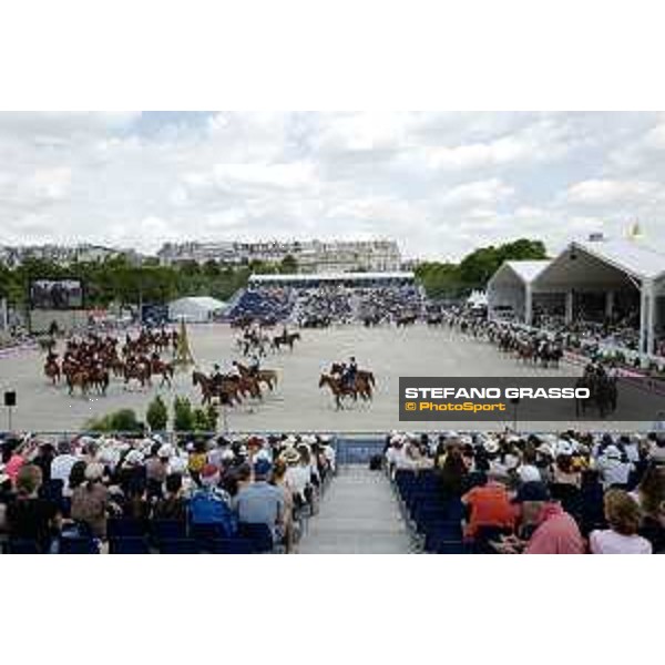 LGCT of Paris - general view, panoramic view, wide view, full house, crowd, public, full vip lounge - Paris, Champ de Mars - 7 July 2019 - ph.Stefano Grasso/LGCT