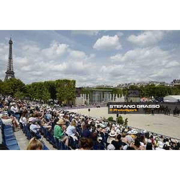 LGCT of Paris - general view, panoramic view, wide view, full house, crowd, public, full vip lounge - Paris, Champ de Mars - 7 July 2019 - ph.Stefano Grasso/LGCT