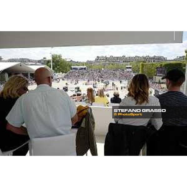 LGCT of Paris - general view, panoramic view, wide view, full house, crowd, public, full vip lounge - Paris, Champ de Mars - 7 July 2019 - ph.Stefano Grasso/LGCT