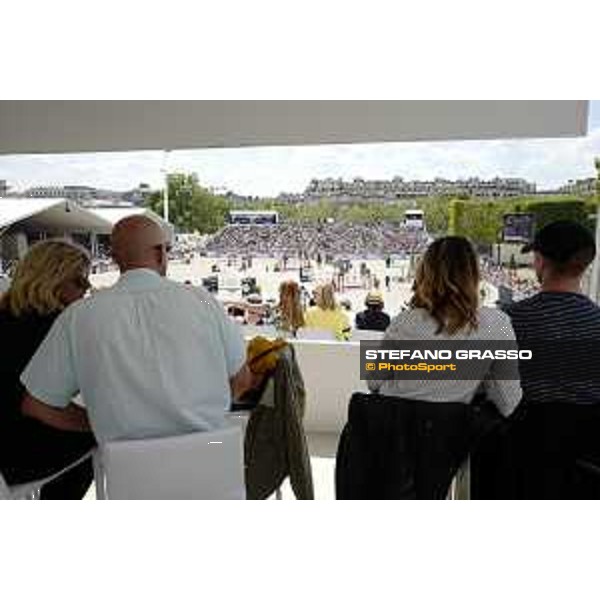 LGCT of Paris - general view, panoramic view, wide view, full house, crowd, public, full vip lounge - Paris, Champ de Mars - 7 July 2019 - ph.Stefano Grasso/LGCT