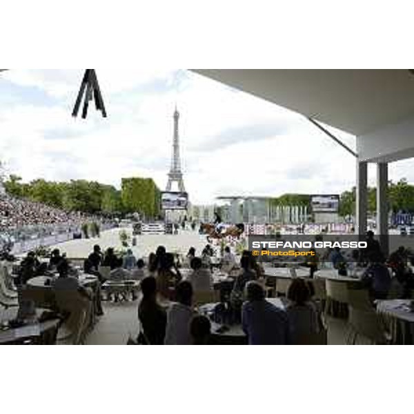 LGCT of Paris - general view, panoramic view, wide view, full house, crowd, public, full vip lounge - Paris, Champ de Mars - 7 July 2019 - ph.Stefano Grasso/LGCT
