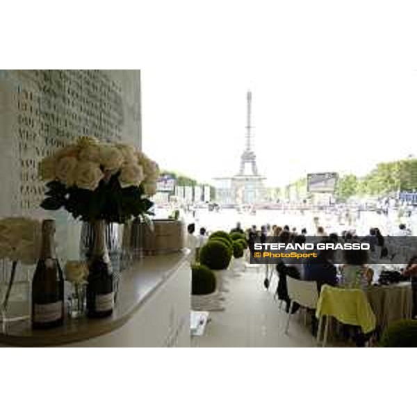 LGCT of Paris - general view, panoramic view, wide view, full house, crowd, public, full vip lounge - Paris, Champ de Mars - 7 July 2019 - ph.Stefano Grasso/LGCT