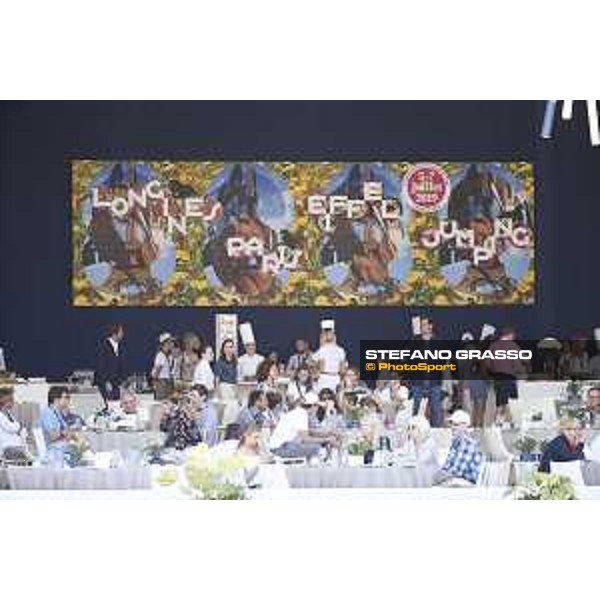 LGCT of Paris - general view, panoramic view, wide view, full house, crowd, public, full vip lounge - Paris, Champ de Mars - 5 July 2019 - ph.Stefano Grasso/LGCT