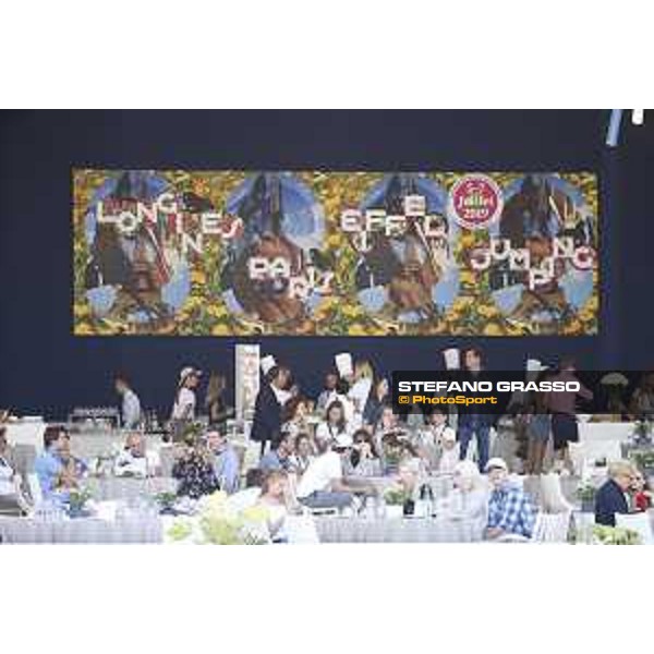 LGCT of Paris - general view, panoramic view, wide view, full house, crowd, public, full vip lounge - Paris, Champ de Mars - 5 July 2019 - ph.Stefano Grasso/LGCT