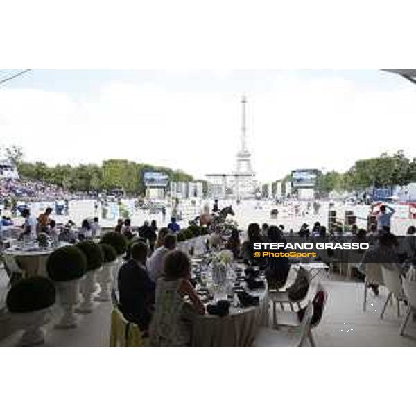 LGCT of Paris - general view, panoramic view, wide view, full house, crowd, public, full vip lounge - Paris, Champ de Mars - 7 July 2019 - ph.Stefano Grasso/LGCT