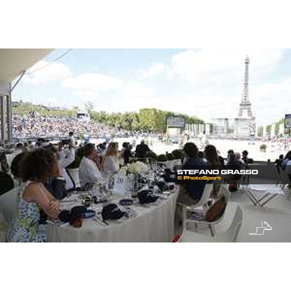 LGCT of Paris - general view, panoramic view, wide view, full house, crowd, public, full vip lounge - Paris, Champ de Mars - 7 July 2019 - ph.Stefano Grasso/LGCT