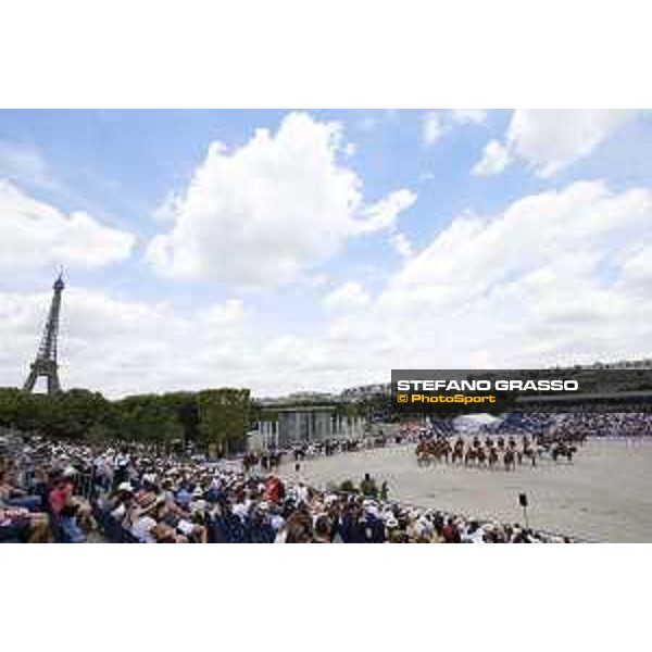 LGCT of Paris - general view, panoramic view, wide view, full house, crowd, public, full vip lounge - Paris, Champ de Mars - 7 July 2019 - ph.Stefano Grasso/LGCT