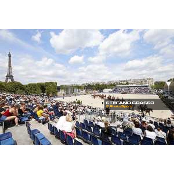 LGCT of Paris - general view, panoramic view, wide view, full house, crowd, public, full vip lounge - Paris, Champ de Mars - 7 July 2019 - ph.Stefano Grasso/LGCT