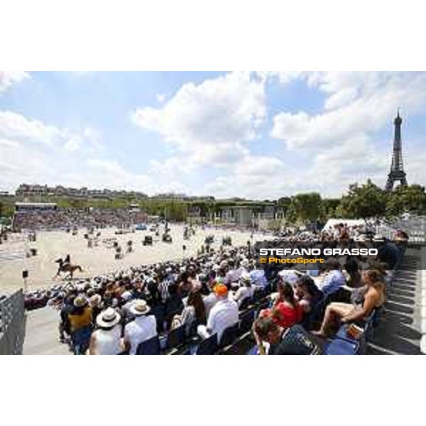 LGCT of Paris - general view, panoramic view, wide view, full house, crowd, public, full vip lounge - Paris, Champ de Mars - 7 July 2019 - ph.Stefano Grasso/LGCT