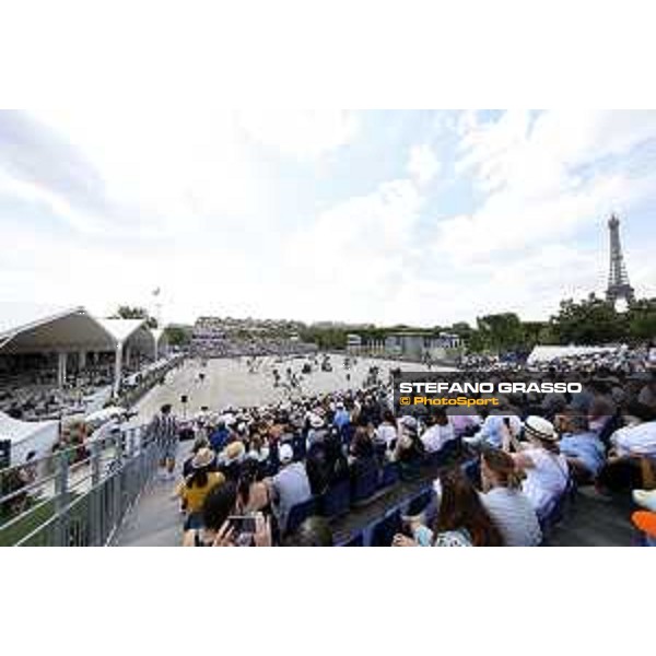 LGCT of Paris - general view, panoramic view, wide view, full house, crowd, public, full vip lounge - Paris, Champ de Mars - 7 July 2019 - ph.Stefano Grasso/LGCT