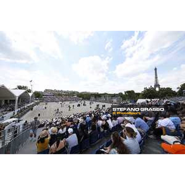 LGCT of Paris - general view, panoramic view, wide view, full house, crowd, public, full vip lounge - Paris, Champ de Mars - 7 July 2019 - ph.Stefano Grasso/LGCT
