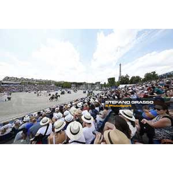 LGCT of Paris - general view, panoramic view, wide view, full house, crowd, public, full vip lounge - Paris, Champ de Mars - 7 July 2019 - ph.Stefano Grasso/LGCT