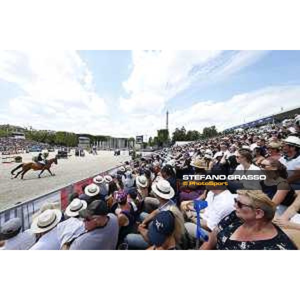 LGCT of Paris - general view, panoramic view, wide view, full house, crowd, public, full vip lounge - Paris, Champ de Mars - 7 July 2019 - ph.Stefano Grasso/LGCT