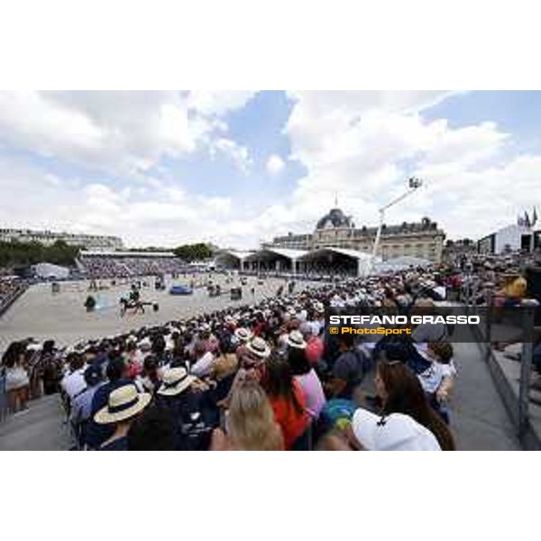 LGCT of Paris - general view, panoramic view, wide view, full house, crowd, public, full vip lounge - Paris, Champ de Mars - 7 July 2019 - ph.Stefano Grasso/LGCT