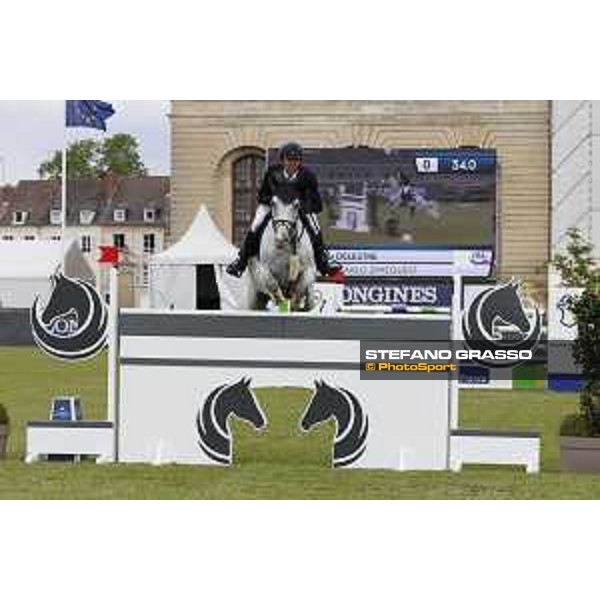 LGCT of Chantilly - Class 1 - Simon Delestre (FRA) on Filou Carlo Zimequest - Chantilly, Grand Ecurie - 12 July 2019 - ph.Stefano Grasso/LGCT