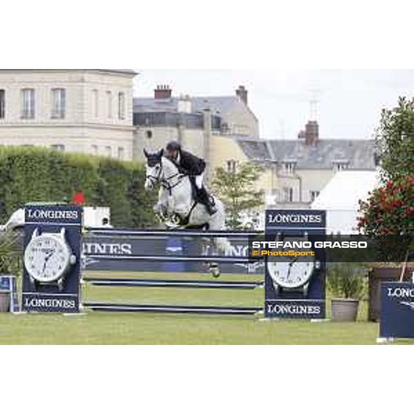 LGCT of Chantilly - Class 1 - Simon Delestre (FRA) on Filou Carlo Zimequest - Chantilly, Grand Ecurie - 12 July 2019 - ph.Stefano Grasso/LGCT