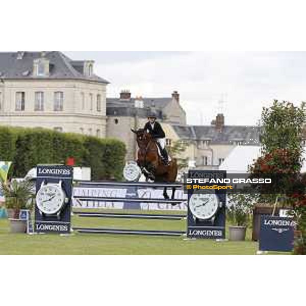 LGCT of Chantilly - Class 1 - Georgina Bloomberg (USA) on Chameur 137 - Chantilly, Grand Ecurie - 12 July 2019 - ph.Stefano Grasso/LGCT