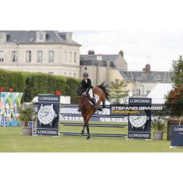 LGCT of Chantilly - Class 1 - Georgina Bloomberg (USA) on Chameur 137 - Chantilly, Grand Ecurie - 12 July 2019 - ph.Stefano Grasso/LGCT
