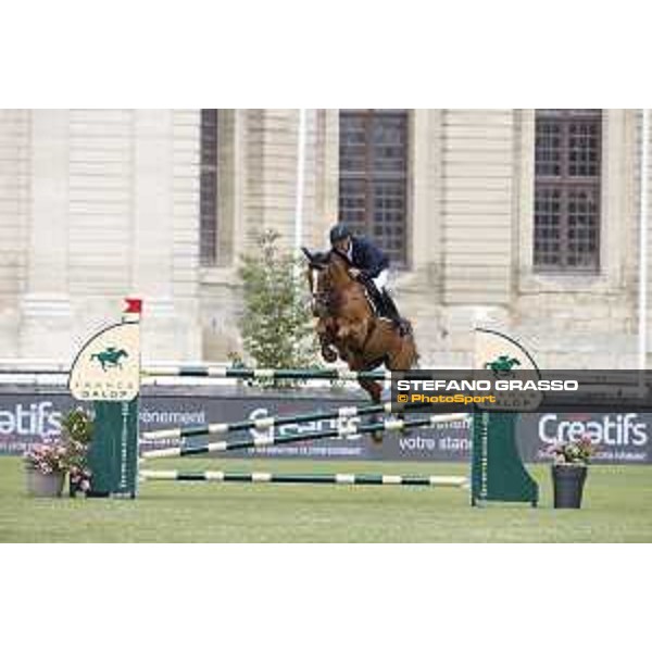 LGCT of Chantilly - Class 1 - Roger Yves Bost (FRA) on Vino D\'Espinet - Chantilly, Grand Ecurie - 12 July 2019 - ph.Stefano Grasso/LGCT