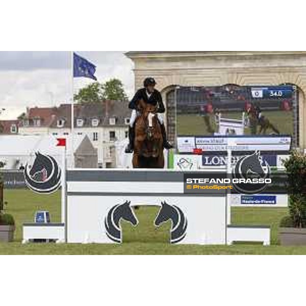 LGCT of Chantilly - Class 1 - Kevin Staut (FRA) on Viking d\'La Rousserie - Chantilly, Grand Ecurie - 12 July 2019 - ph.Stefano Grasso/LGCT
