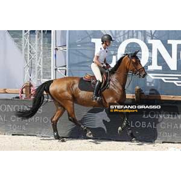 LGCT of Monaco - Warm up - Georgina Bloomberg (USA) - Monaco, Port Hercule - 26 June 2019 - ph.Stefano Grasso/LGCT
