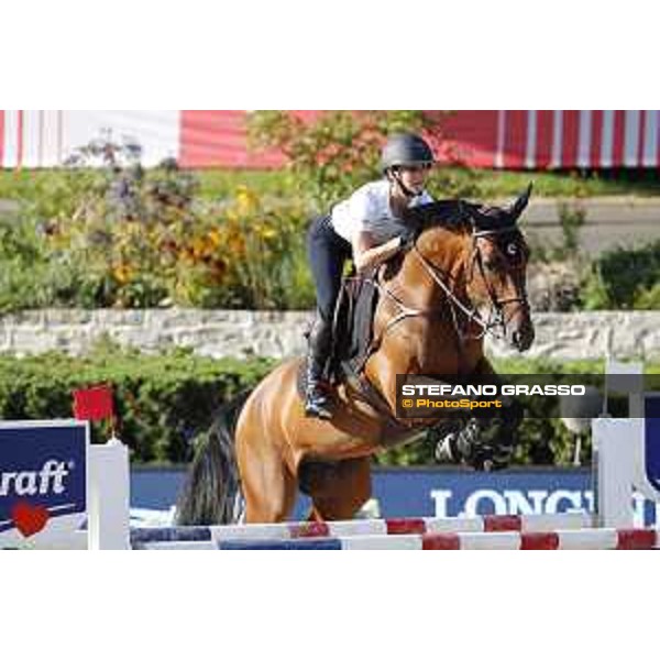 LGCT of Berlin - Warm Up - Georgina Bloomberg (USA) - Berlin, Sommergarten - 25 July 2019 - ph.Stefano Grasso/LGCT