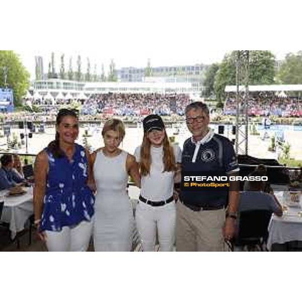 LGCT of Berlin - Bill, Melinda, Jennifer and Phoebe Gates - Berlin, Sommergarten - 28 July 2019 - ph.Stefano Grasso/LGCT