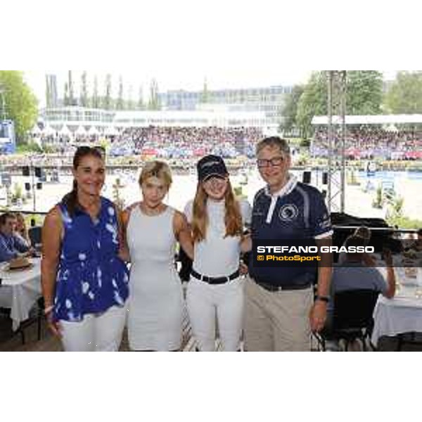 LGCT of Berlin - Bill, Melinda, Jennifer and Phoebe Gates - Berlin, Sommergarten - 28 July 2019 - ph.Stefano Grasso/LGCT