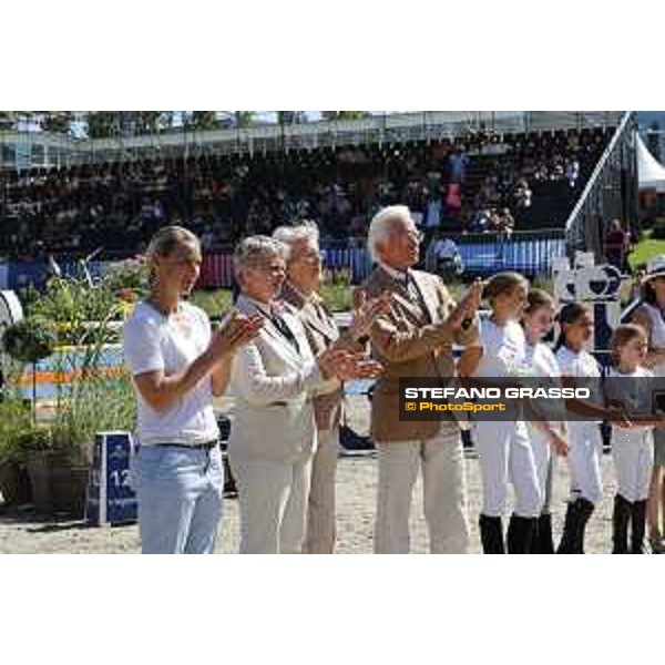 LGCT of Berlin - Prize giving ceremony - Maikel Van Der Vleuten (NED), Madeleine Winter Schultze - Berlin, Sommergarten - 26 July 2019 - ph.Stefano Grasso/LGCT