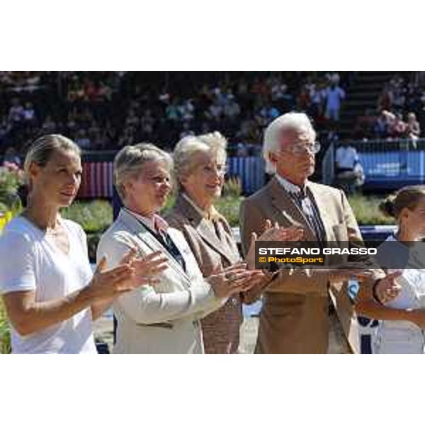 LGCT of Berlin - Prize giving ceremony - Maikel Van Der Vleuten (NED), Madeleine Winter Schultze - Berlin, Sommergarten - 26 July 2019 - ph.Stefano Grasso/LGCT
