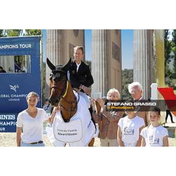 LGCT of Berlin - Prize giving ceremony - Maikel Van Der Vleuten (NED), Madeleine Winter Schultze - Berlin, Sommergarten - 26 July 2019 - ph.Stefano Grasso/LGCT