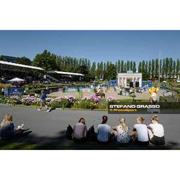 LGCT of Berlin - general view, arena view, panoramic view, wide view, full house, crowd, public - Berlin, Sommergarten - 26 July 2019 - ph.Stefano Grasso/LGCT