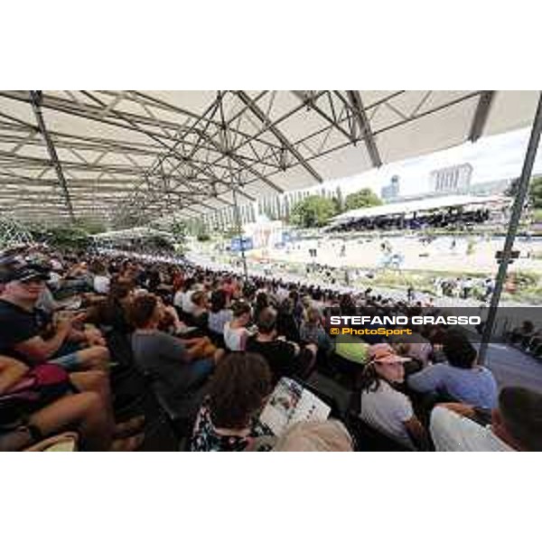 LGCT of Berlin - general view, arena view, panoramic view, wide view, full house, crowd, public - Berlin, Sommergarten - 27 July 2019 - ph.Stefano Grasso/LGCT