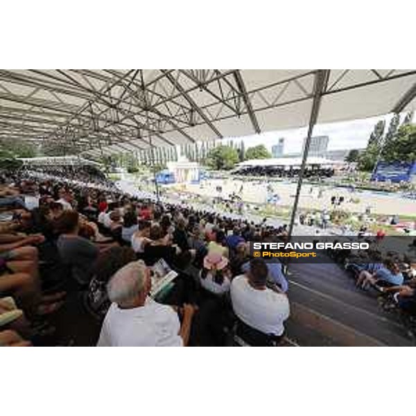 LGCT of Berlin - general view, arena view, panoramic view, wide view, full house, crowd, public - Berlin, Sommergarten - 27 July 2019 - ph.Stefano Grasso/LGCT