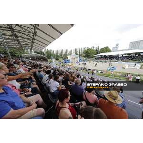 LGCT of Berlin - general view, arena view, panoramic view, wide view, full house, crowd, public - Berlin, Sommergarten - 27 July 2019 - ph.Stefano Grasso/LGCT